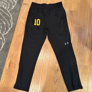EUC under Armour jogger pants for kids. #10 & #22 embroidered.